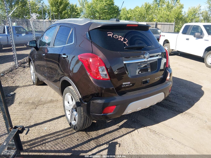 Vin: kl4cjfsb4fb213648, lot: 45818515, buick encore convenience 20153