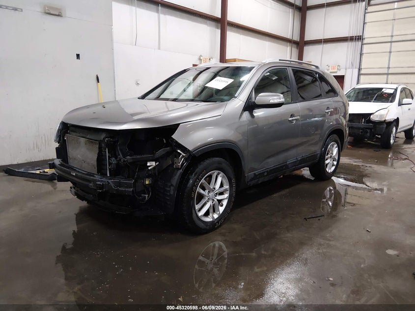 Vin: 5xykt4a72fg588456, lot: 45818531, kia sorento lx v6 20152
