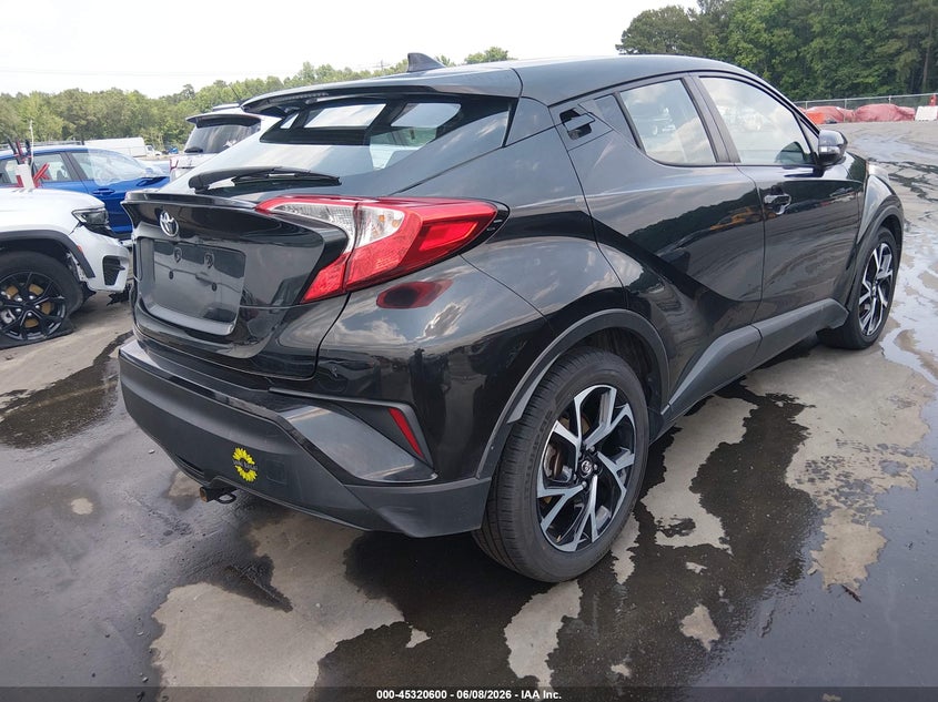 Vin: nmtkhmbx0jr024024, lot: 45818533, toyota c-hr xle 20184