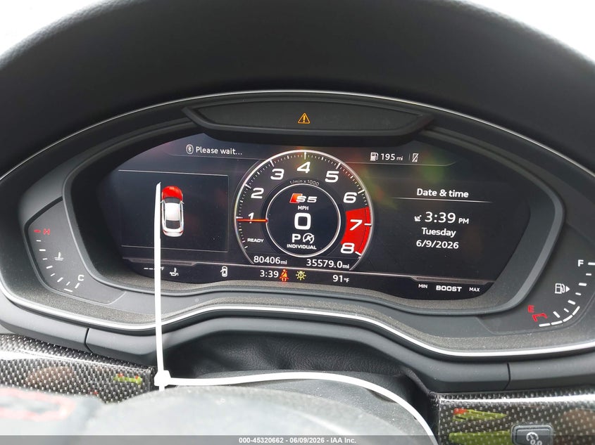 2019 Audi S5 3.0T Premium VIN: WAUB4CF54KA064599 Lot: 45320662