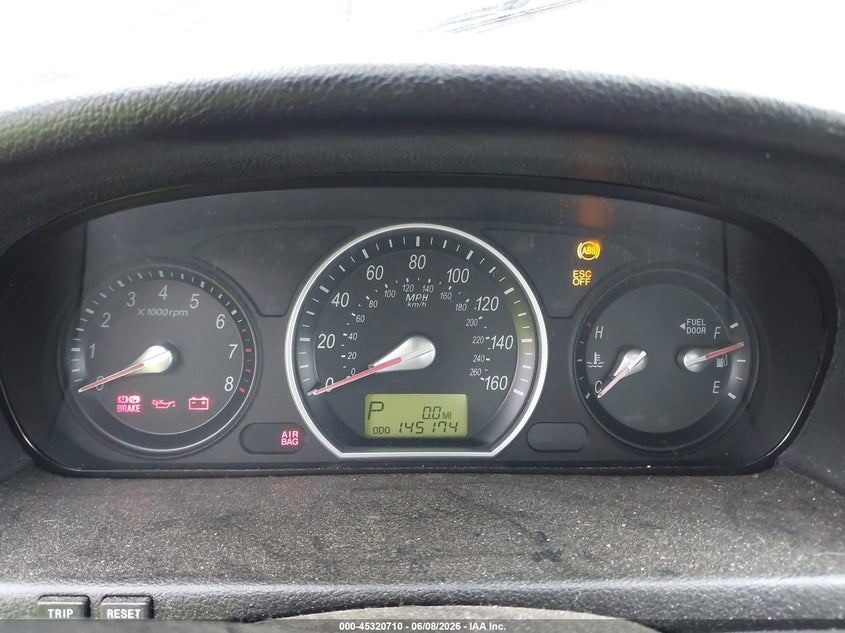 2008 HYUNDAI SONATA SEDAN 3.3L V-6 DOHC, VVT, 234HP