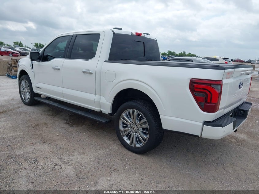 Vin: 1ftfw7ld6sfb98261, lot: 45818648, ford f-150 platinum 20253