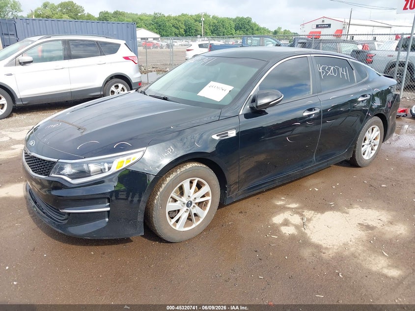 Vin: 5xxgt4l38jg212633, lot: 45818674, kia optima lx 20182