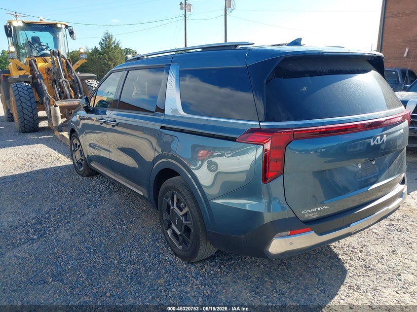Vin: kndne5ka8s6065222, lot: 45818686, kia carnival mpv hybrid sx 20253