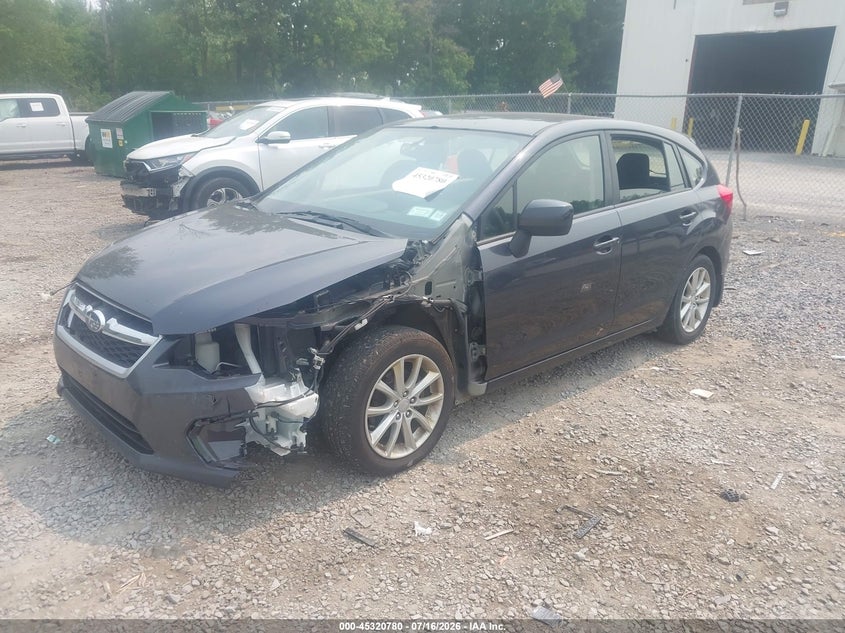 Vin: jf1gpac66eh338162, lot: 45818713, subaru impreza 2.0i premium 20142