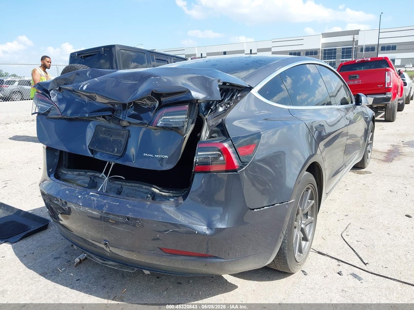 Vin: 5yj3e1eb9lf534795, lot: 45818776, tesla model 3 long range dual motor all-wheel drive 20204
