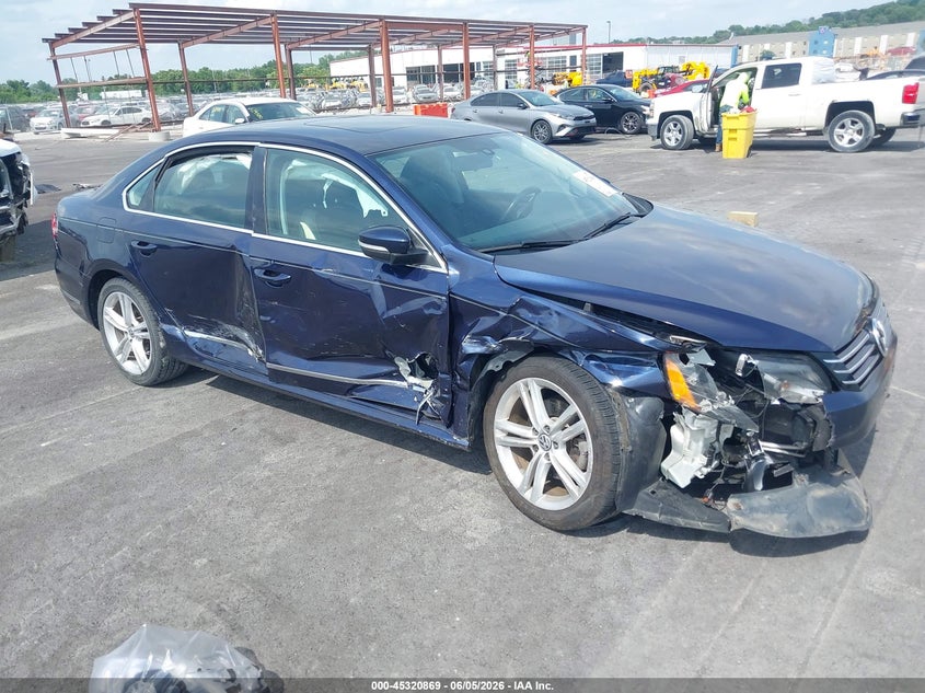 2015 Volkswagen Passat 1.8 1.8T Se blue Lot 111045320869 Vin 1VWBS7A37FC031058
