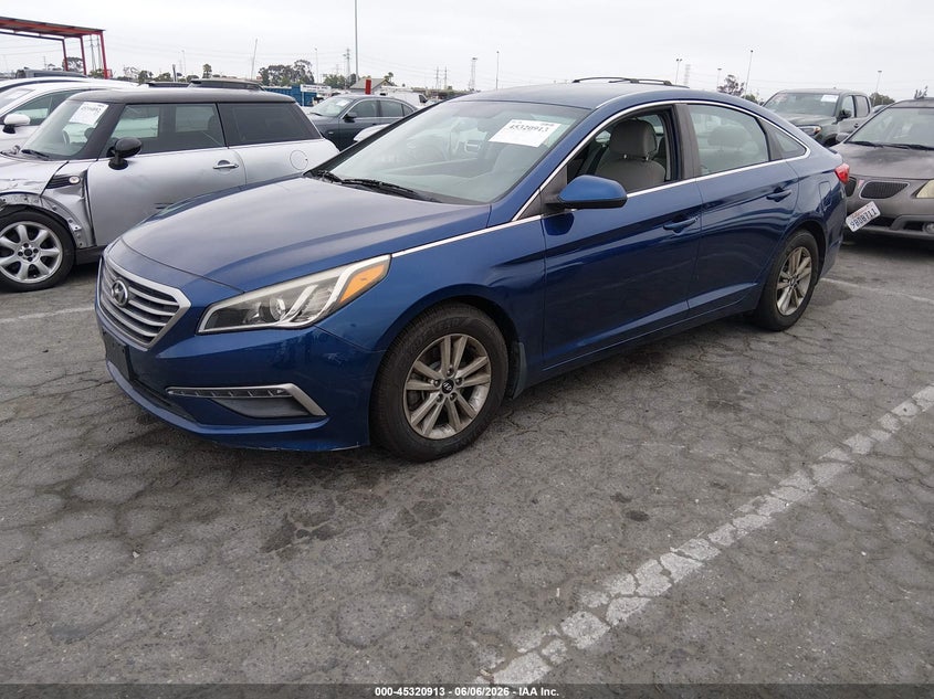 Vin: 5npe24afxfh247712, lot: 45818846, hyundai sonata se 20152