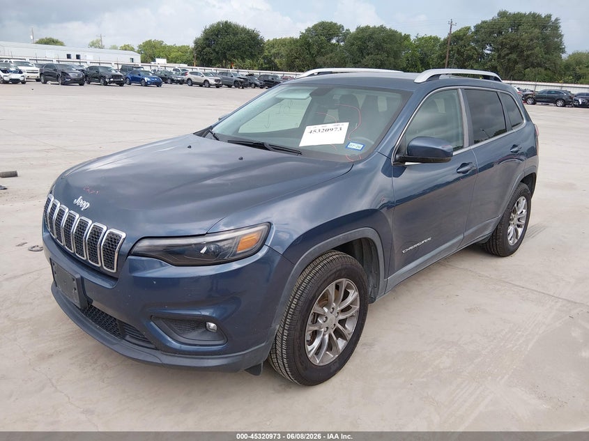 Vin: 1c4pjmlb3ld623819, lot: 45818906, jeep cherokee latitude plus 4x4 20202