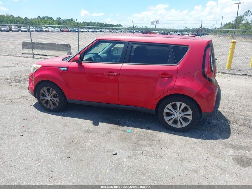 Vin: kndjp3a55f7785661, lot: 45818933, kia soul + 20153