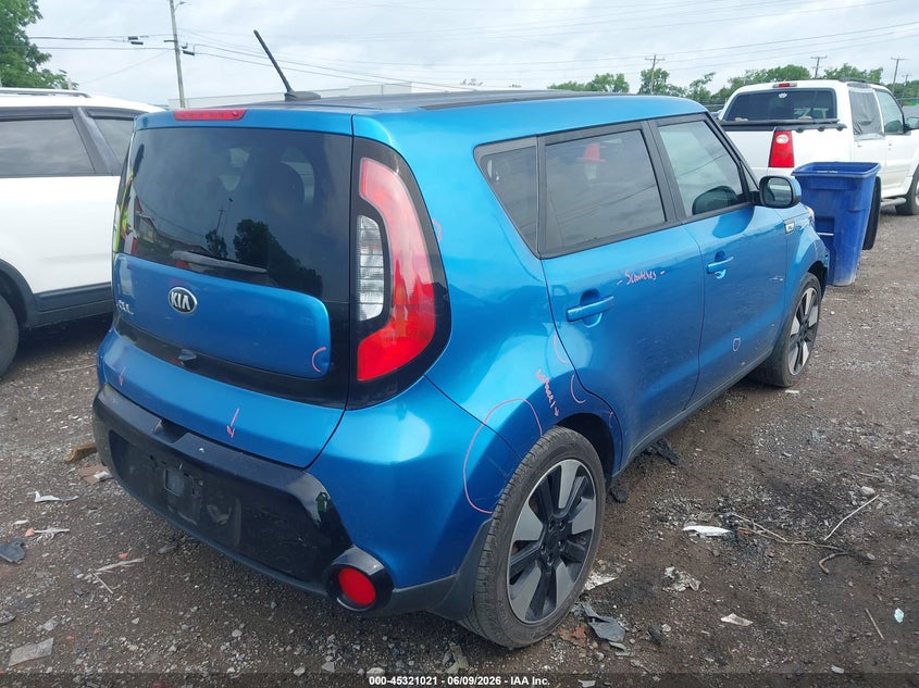 Vin: kndjp3a58g7311186, lot: 45818954, kia soul + 20164