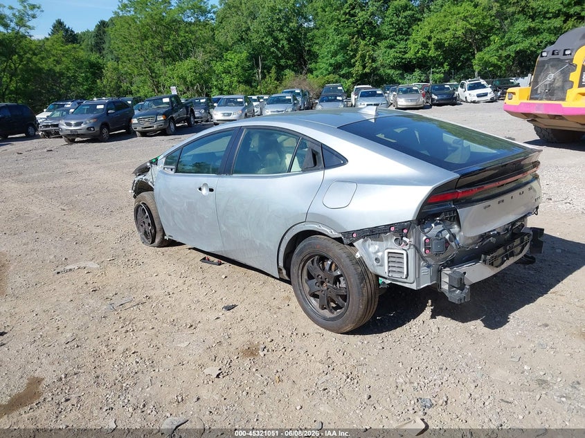 Vin: jtdadabu4r3010511, lot: 45818984, toyota prius le awd-e 20243