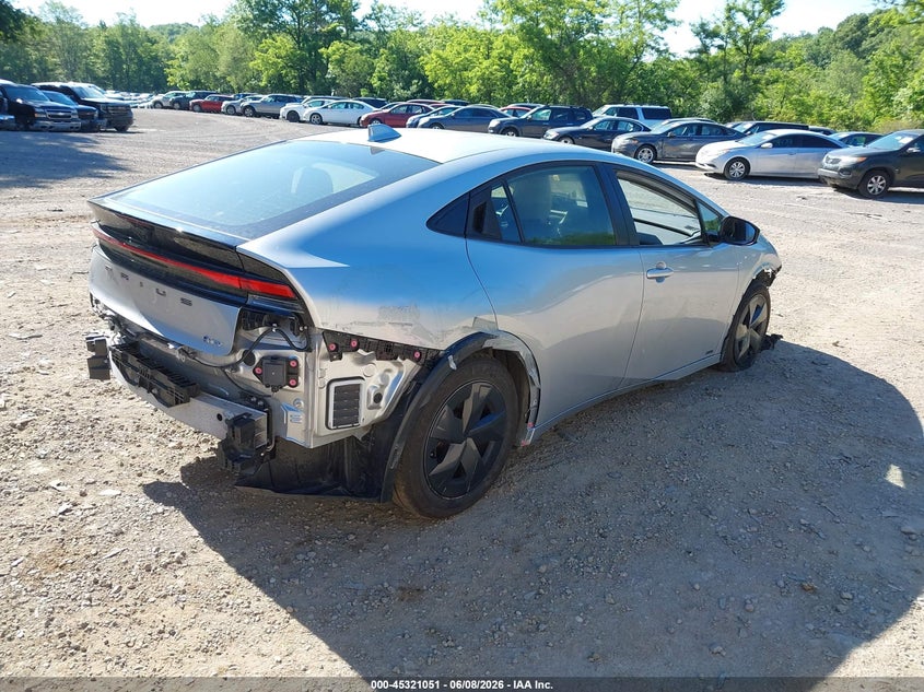 Vin: jtdadabu4r3010511, lot: 45818984, toyota prius le awd-e 20244