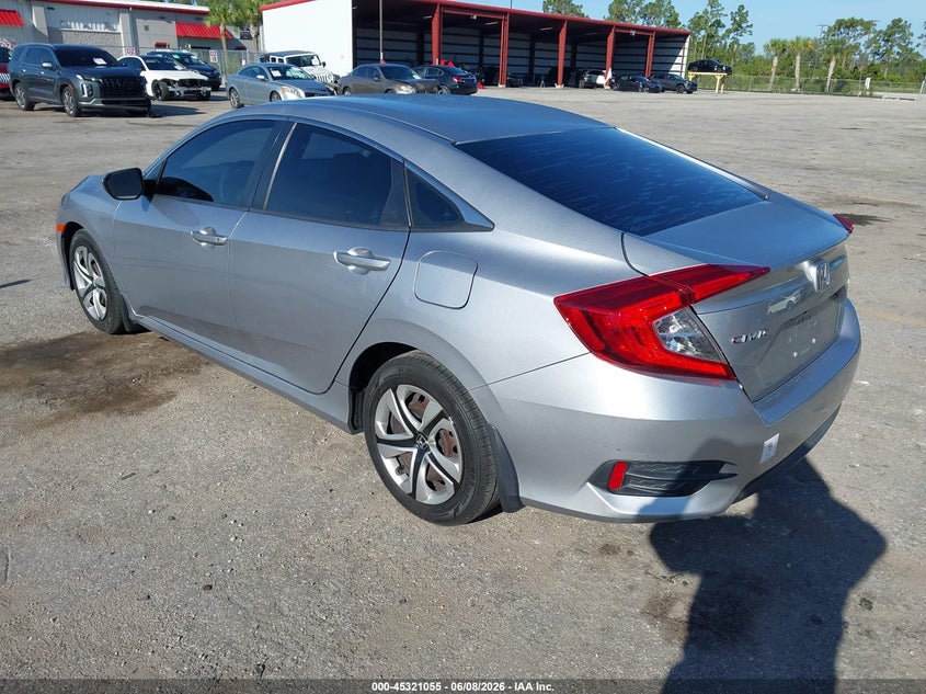 Vin: 19xfc2f56je002313, lot: 45818988, honda civic lx 20183