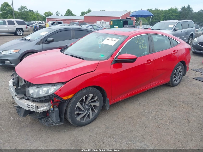 2018 Honda Civic Ex 2HGFC2F70JH594380 photo 1
