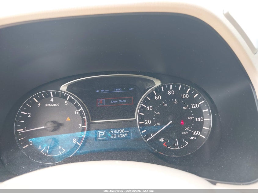 2013 NISSAN PATHFINDER SPORT UTILITY VEHICLE 3.5L V-6 DOHC, VVT, 260HP