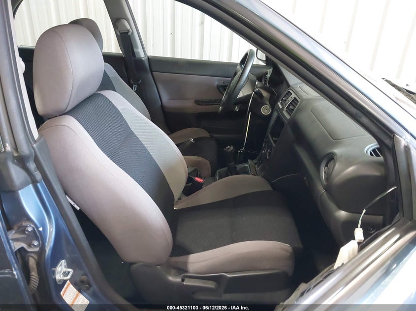 2007 SUBARU IMPREZA WAGON 2.5L H-4 VVT, 173HP