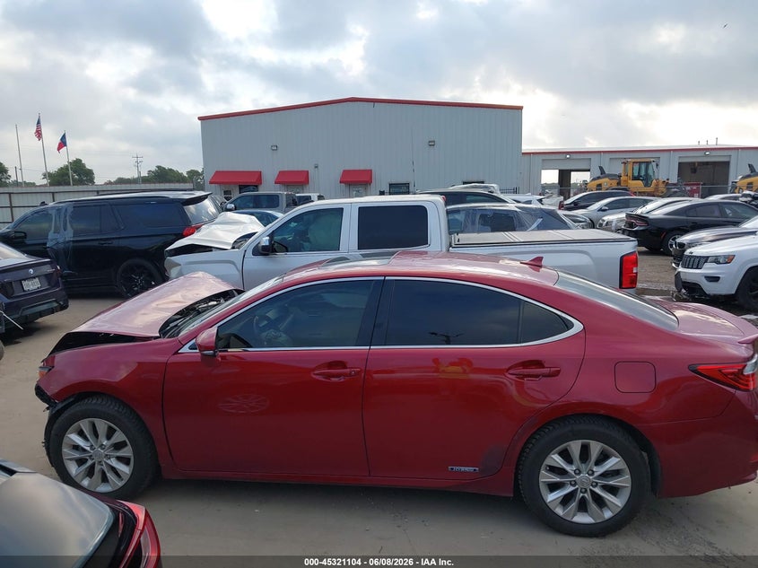 LEXUS ES 300H 2014 VIN JTHBW1GG4E2075648