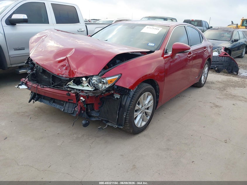 LEXUS ES 300H 2014 VIN JTHBW1GG4E2075648