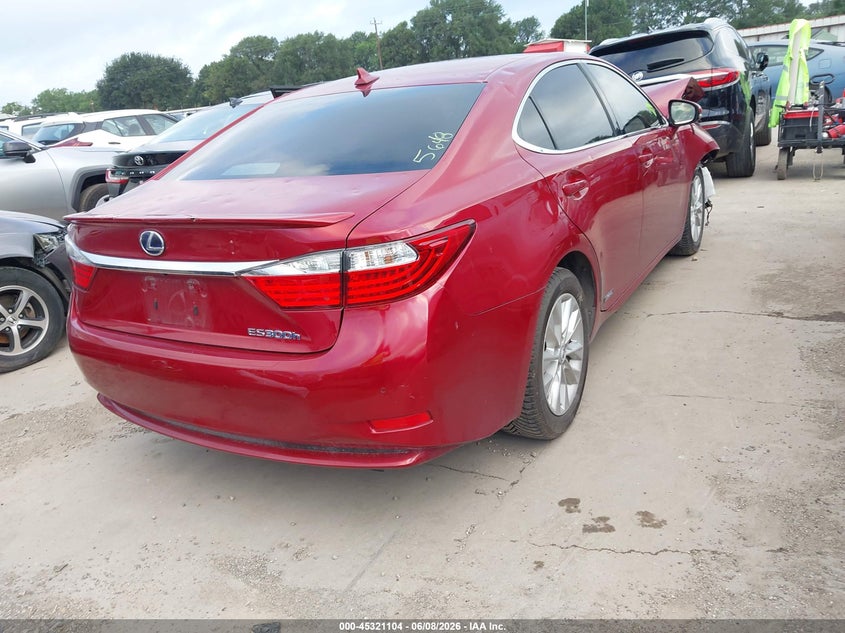 LEXUS ES 300H 2014 VIN JTHBW1GG4E2075648