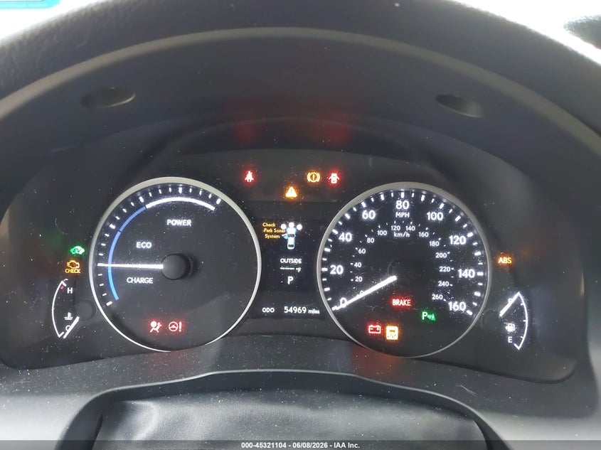 LEXUS ES 300H 2014 VIN JTHBW1GG4E2075648