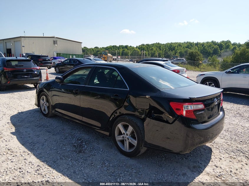 2012 TOYOTA CAMRY SE VIN: 4T1BF1FK9CU158528