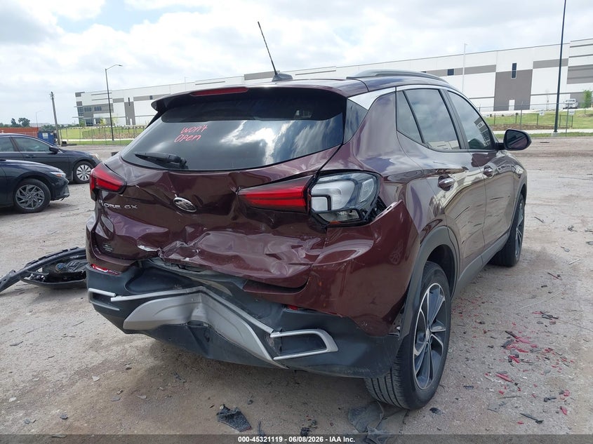 Vin: kl4mmds20nb140261, lot: 45819052, buick encore gx fwd select 20224