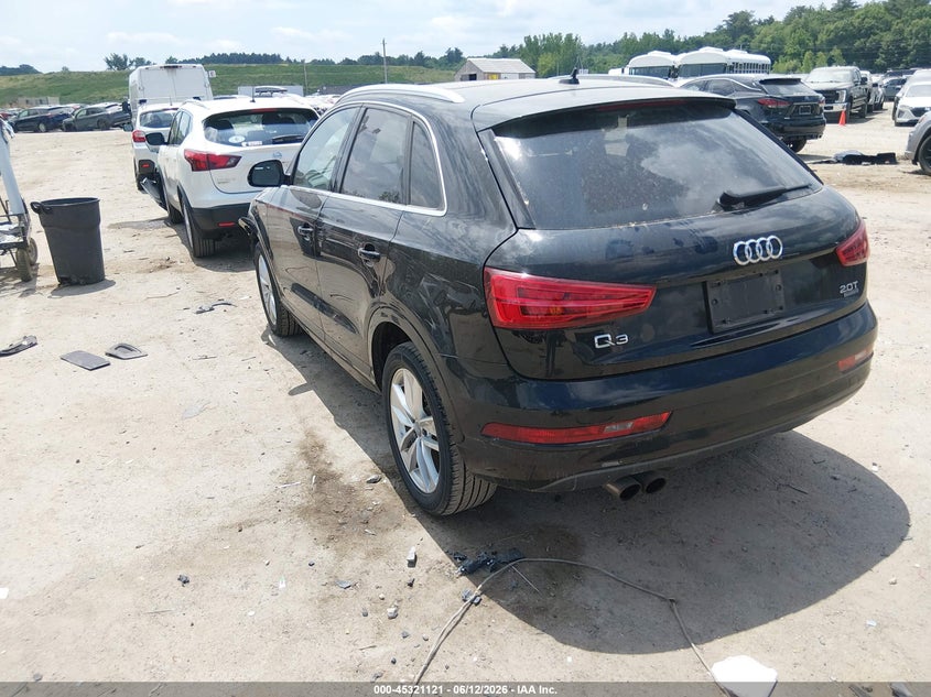 Vin: wa1jccfs1jr017791, lot: 45819054, audi q3 2.0t premium/2.0t sport premium 20183