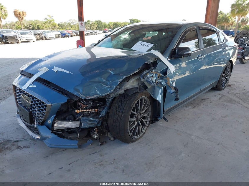 Vin: kmhgn4jb5ju228668, lot: 45819103, genesis g80 3.3t sport 20182