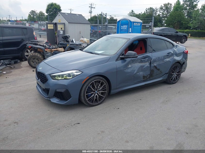 Vin: wba13al09m7h07706, lot: 45819113, bmw m235i gran coupe xdrive 20212