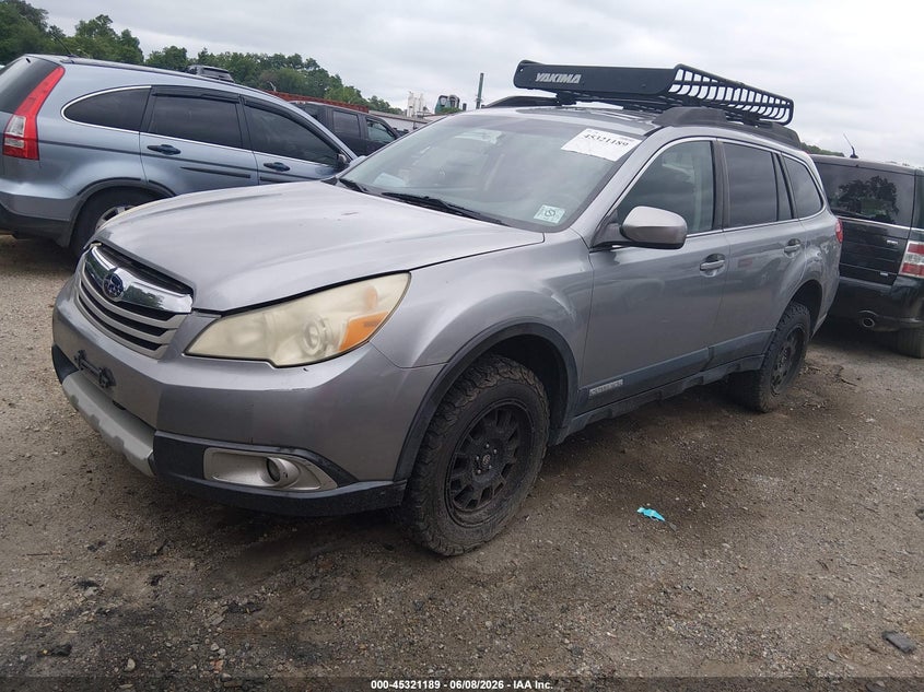 2010 SUBARU OUTBACK auction photo 2