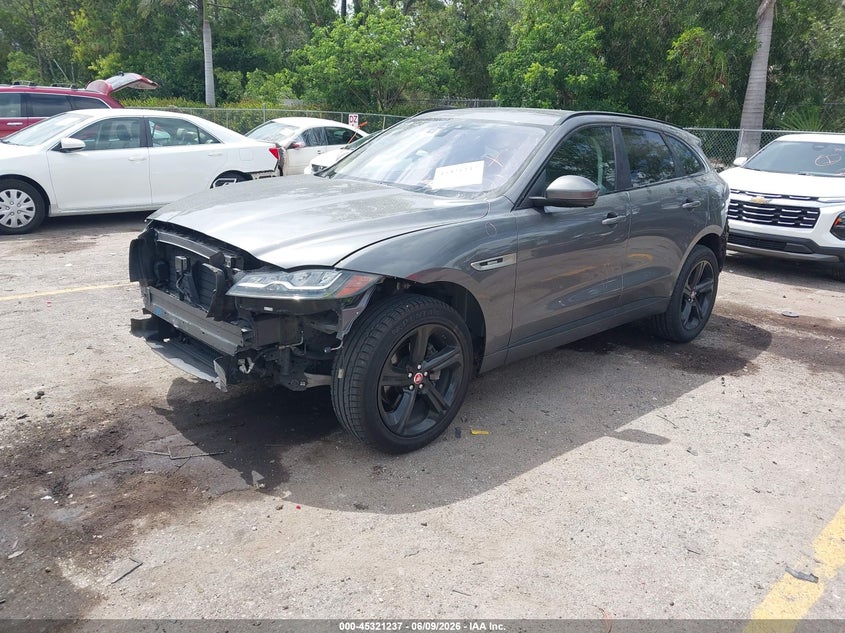 Vin: sadcl2fxxka359054, lot: 45819170, jaguar f-pace 25t r-sport 20192