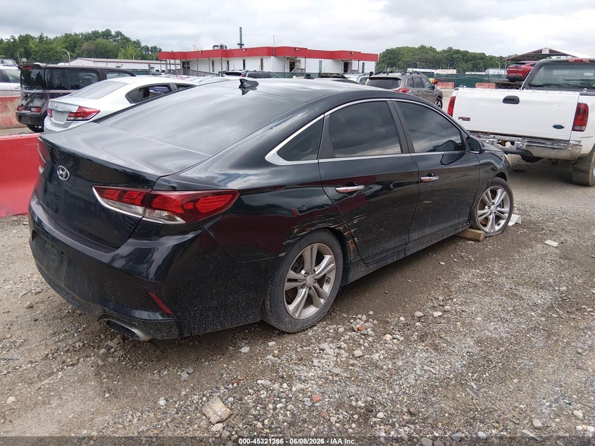 Vin: 5npe34af7kh780382, lot: 45819218, hyundai sonata sel 20194