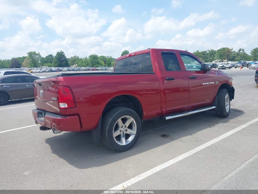 Vin: 1c6rd7ft1cs194740, lot: 45819225, ram 1500 st 20124