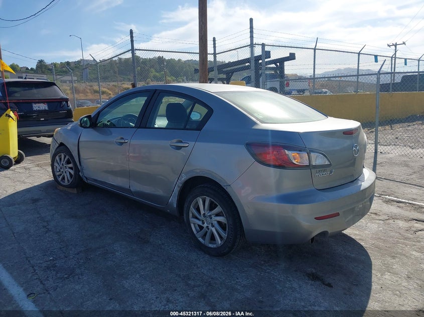 Vin: jm1bl1v8xc1601063, lot: 45819249, mazda mazda3 i touring 20123