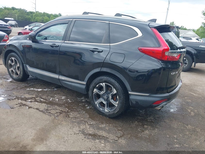 Vin: 2hkrw2h96hh640278, lot: 45819276, honda cr-v touring 20173