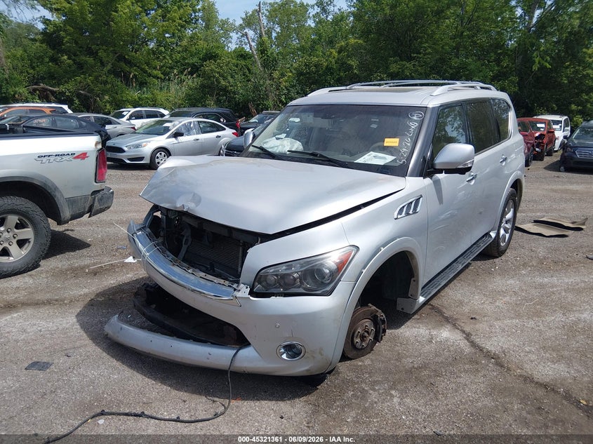 Vin: jn8az2ne7c9016954, lot: 45819294, infiniti qx56 20122