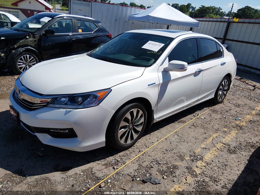 Vin: jhmcr6f50hc007466, lot: 45819306, honda accord hybrid ex-l 20172