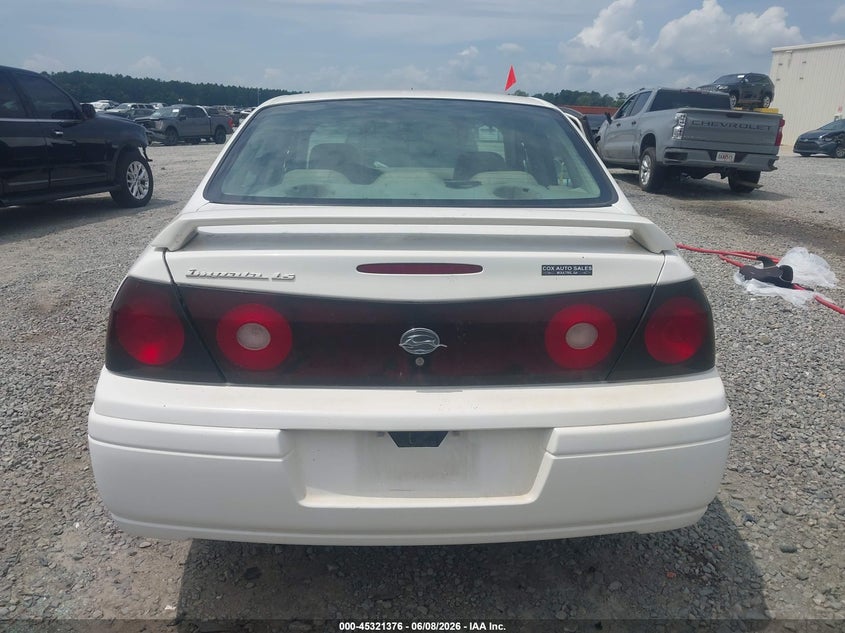 2004 Chevrolet Impala Ls VIN: 2G1WH52K149307681 Lot: 45321376