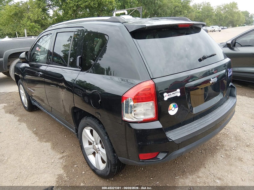Vin: 1c4njceb3dd197145, lot: 45819314, jeep compass latitude 20133