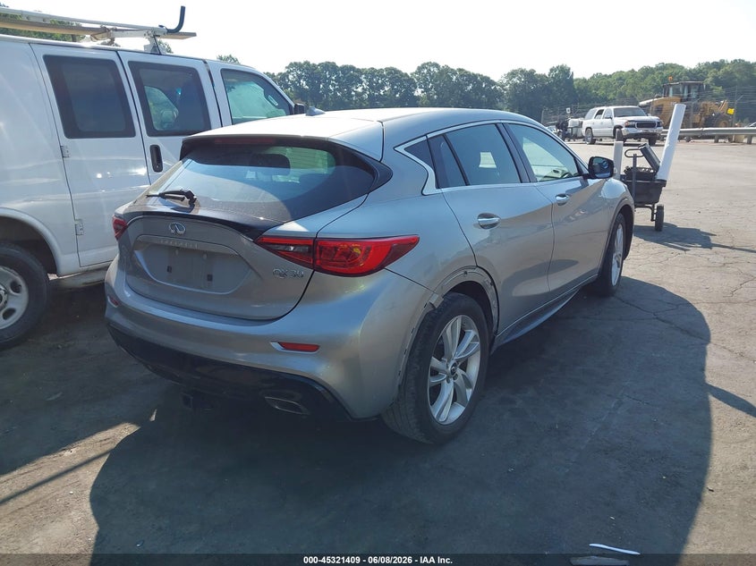 Vin: sjkch5cp7ha033320, lot: 45819342, infiniti qx30 20174