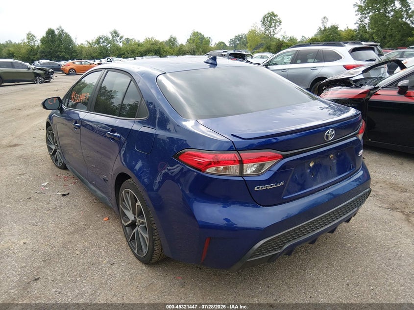 Vin: 5yfs4mce1mp096454, lot: 45819380, toyota corolla se 20213