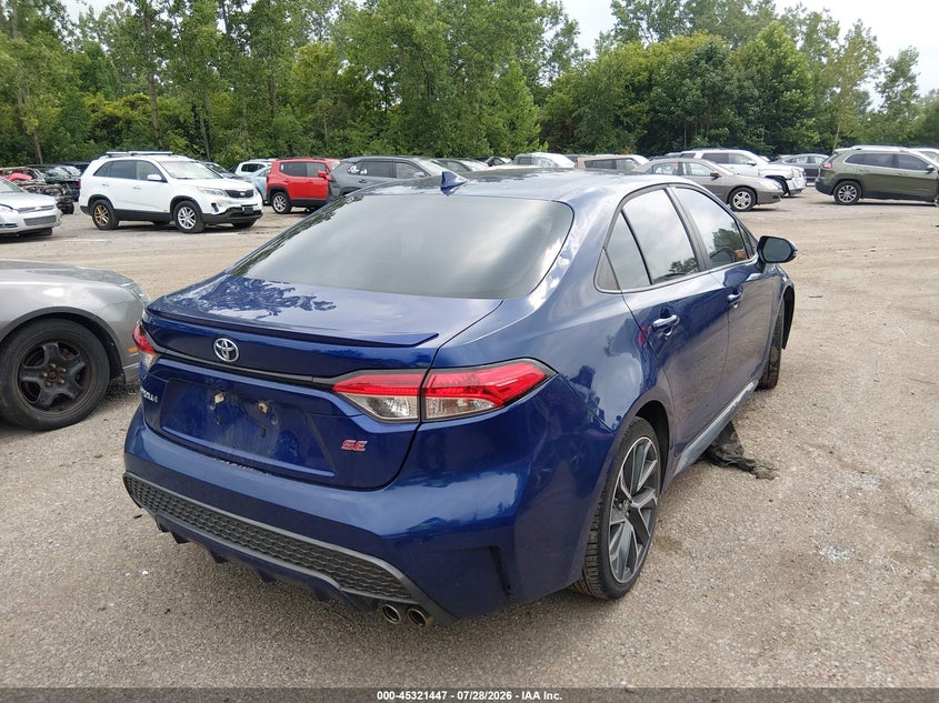 Vin: 5yfs4mce1mp096454, lot: 45819380, toyota corolla se 20214