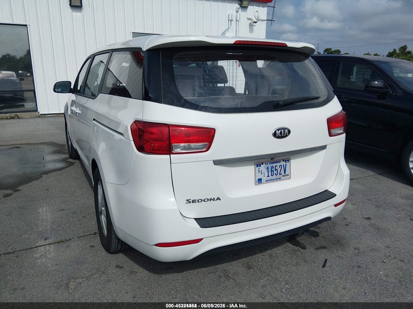 Vin: kndma5c11j6397670, lot: 45819397, kia sedona l 20183