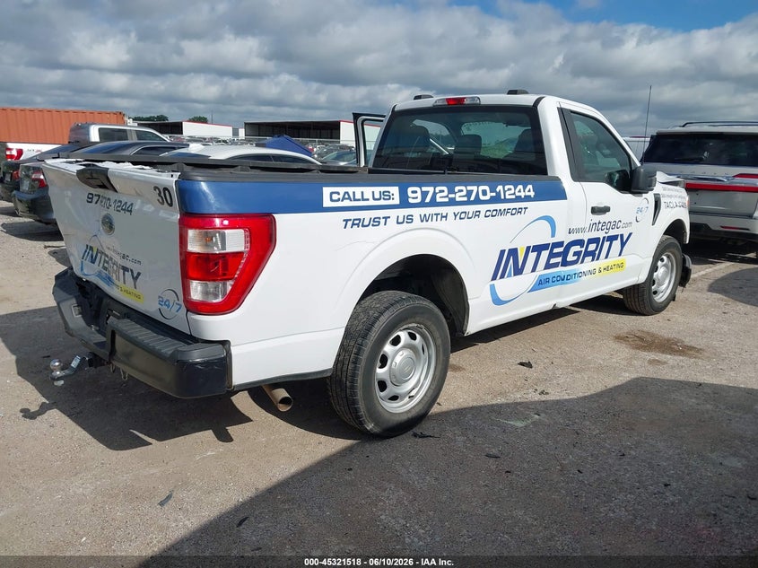 Vin: 1ftmf1cb3nkd99758, lot: 45819451, ford f-150 xl 20224