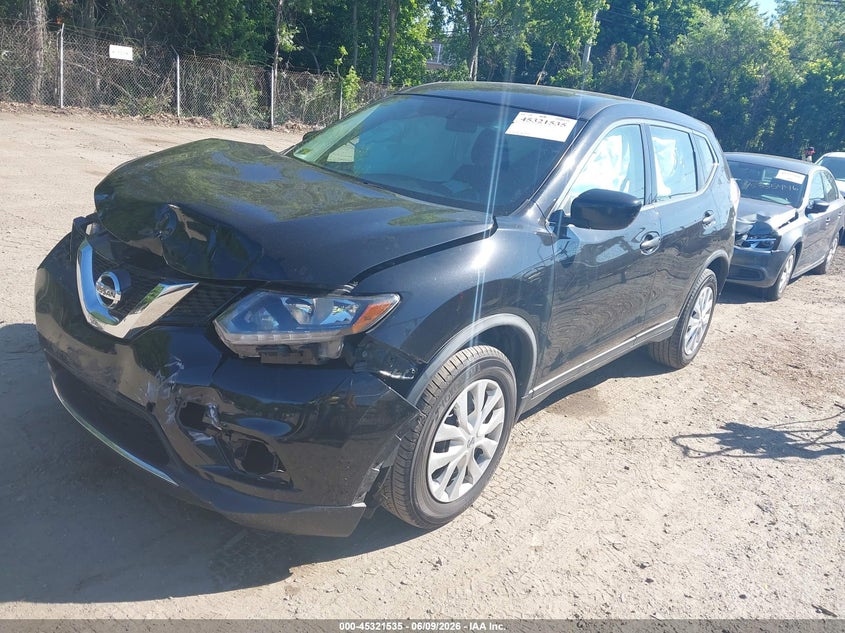 Vin: knmat2mv0gp642572, lot: 45819468, nissan rogue s 20162