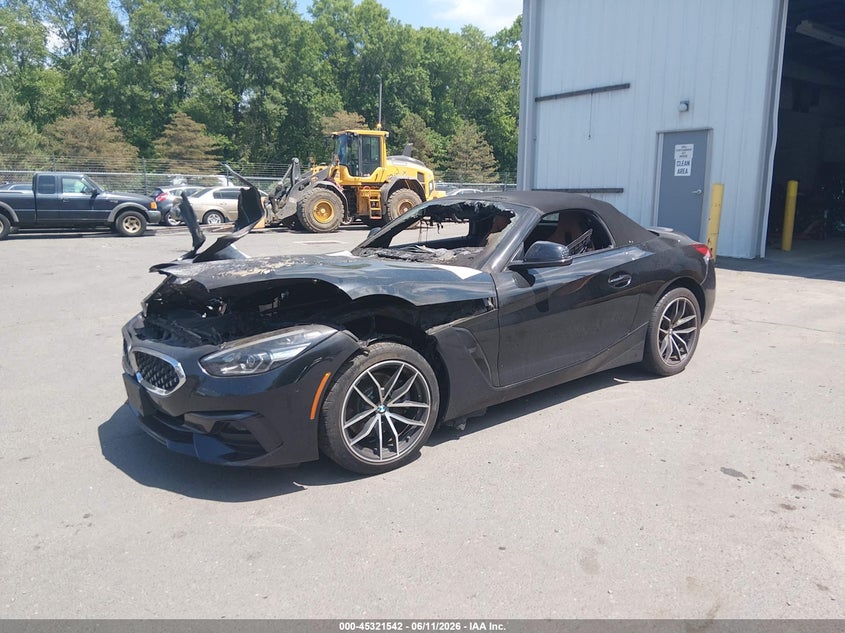 Vin: wbahf3c05lww67787, lot: 45819475, bmw z4 sdrive30i 20202