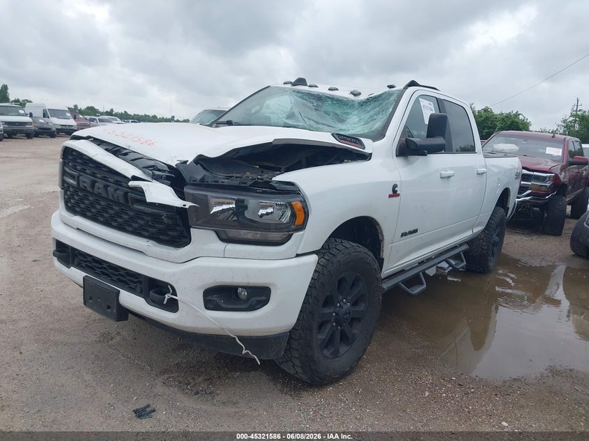 Vin: 3c6ur5dl0ng167820, lot: 45819519, ram 2500 lone star  4x4 6'4 box 20222