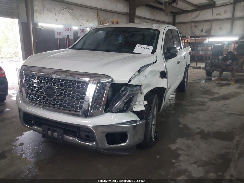 Vin: 1n6aa1ek0hn542700, lot: 45819527, nissan titan sv 20172