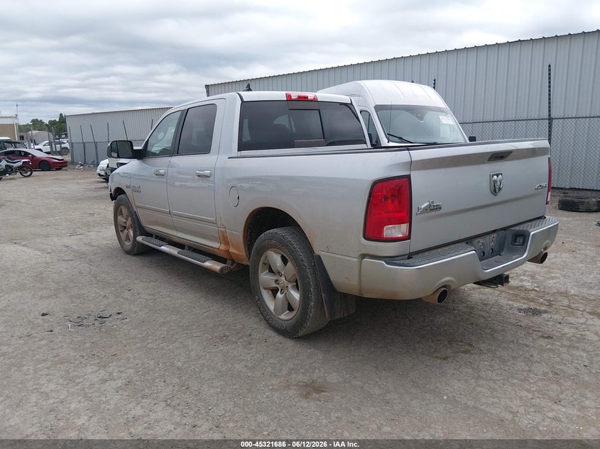 Vin: 1c6rr7lt3fs765848, lot: 45819619, ram 1500 big horn 20153